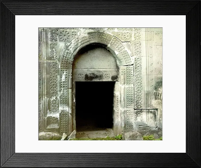 Framed Print : Entrance in Dabskii Monastery, between 1905 and 1915. Creator: Sergey Mikhaylovich Prokudin-Gorsky Framed Print : Entrance in Dabskii Monastery, between 1905 and 1915. Creator: Sergey Mikhaylovich Prokudin-Gorsky
