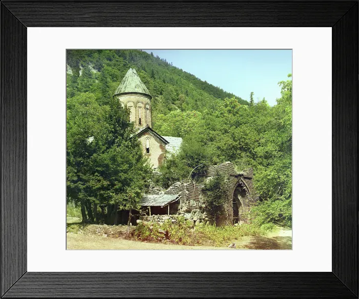 Framed Print : Timotis-Ubanskii Monastery, between 1905 and 1915. Creator: Sergey Mikhaylovich Prokudin-Gorsky Framed Print : Timotis-Ubanskii Monastery, between 1905 and 1915. Creator: Sergey Mikhaylovich Prokudin-Gorsky