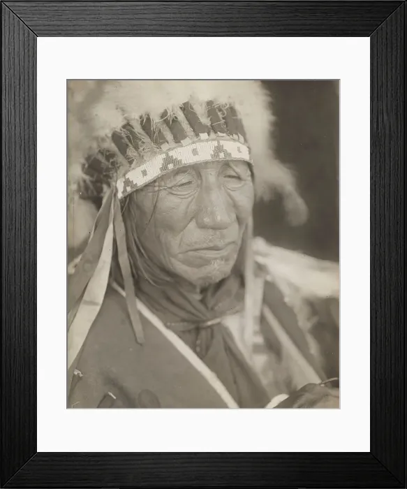 Framed Print : Black Road, 1905. Creator: Edward Sheriff Curtis Framed Print : Black Road, 1905. Creator: Edward Sheriff Curtis