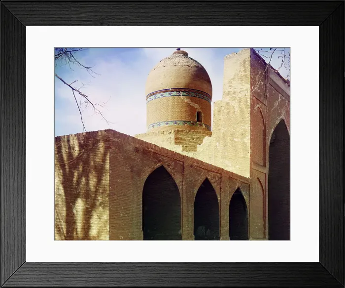 Framed Print : Dome of the Namazga mosque, Samarkand, between 1905 and 1915. Creator: Sergey Mikhaylovich Prokudin-Gorsky Framed Print : Dome of the Namazga mosque, Samarkand, between 1905 and 1915. Creator: Sergey Mikhaylovich Prokudin-Gorsky