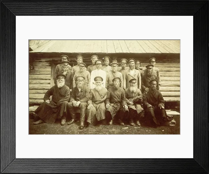 Framed Print : Old Cossacks, 1909. Creator: Nikolai Georgievich Katanaev Framed Print : Old Cossacks, 1909. Creator: Nikolai Georgievich Katanaev