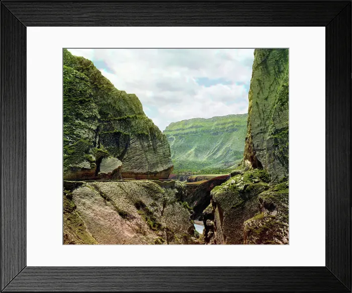 Framed Print : In the mountains of Dagestan, between 1905 and 1915. Creator: Sergey Mikhaylovich Prokudin-Gorsky Framed Print : In the mountains of Dagestan, between 1905 and 1915. Creator: Sergey Mikhaylovich Prokudin-Gorsky