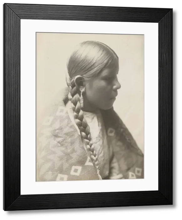 Framed Print : Pauline Bear Black, 1905. Creator: Edward Sheriff Curtis Framed Print : Pauline Bear Black, 1905. Creator: Edward Sheriff Curtis