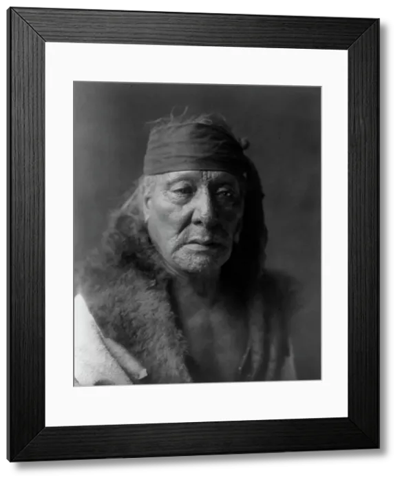 Framed Print : Bear's Teeth-Arikara, c1908. Creator: Edward Sheriff Curtis Framed Print : Bear's Teeth-Arikara, c1908. Creator: Edward Sheriff Curtis