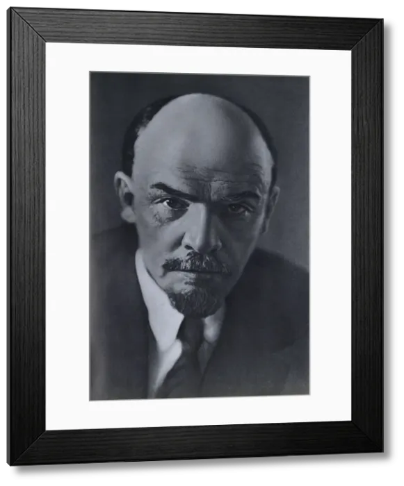 Framed Print : Portrait of Lenin, 1970. Creator: Unknown Framed Print : Portrait of Lenin, 1970. Creator: Unknown
