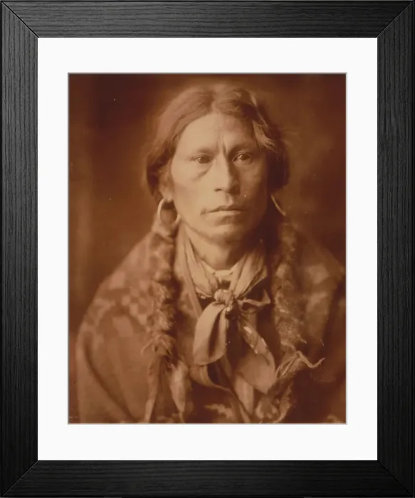 Framed Print : Chief Garfield-Jicarilla, c1905. Creator: Edward Sheriff Curtis Framed Print : Chief Garfield-Jicarilla, c1905. Creator: Edward Sheriff Curtis