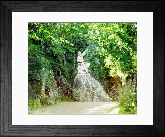Framed Print : In Monrepos Park in Vyborg, between 1905 and 1915. Creator: Sergey Mikhaylovich Prokudin-Gorsky Framed Print : In Monrepos Park in Vyborg, between 1905 and 1915. Creator: Sergey Mikhaylovich Prokudin-Gorsky