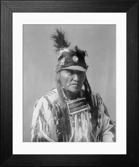 Framed Print : Forked Iron, c1908. Creator: Edward Sheriff Curtis Framed Print : Forked Iron, c1908. Creator: Edward Sheriff Curtis