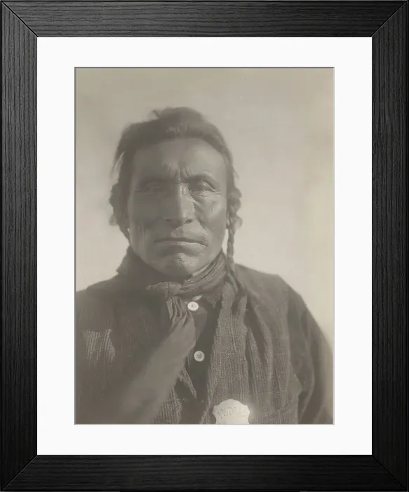 Framed Print : Goes Ahead, 1908. Creator: Edward Sheriff Curtis Framed Print : Goes Ahead, 1908. Creator: Edward Sheriff Curtis