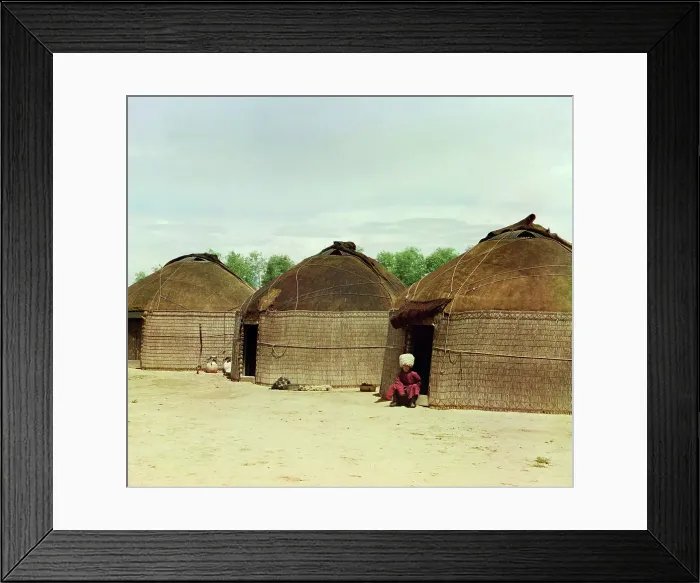Framed Print : Tekin yurts, Bairam-Ali area, Turkmenistan, between 1905 and 1915. Creator: Sergey Mikhaylovich Prokudin-Gorsky Framed Print : Tekin yurts, Bairam-Ali area, Turkmenistan, between 1905 and 1915. Creator: Sergey Mikhaylovich Prokudin-Gorsky