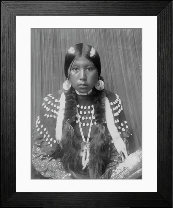 Framed Print : Dusty Dress, c1910. Creator: Edward Sheriff Curtis Framed Print : Dusty Dress, c1910. Creator: Edward Sheriff Curtis