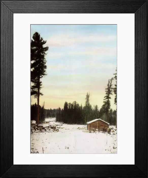 Framed Print : Wood Storage Barn. Zimov'evsko-Meshchaninovskaia Railroad, 1906-1908. Creator: Dorozhno-Stroitel'nyi Otdel Framed Print : Wood Storage Barn. Zimov'evsko-Meshchaninovskaia Railroad, 1906-1908. Creator: Dorozhno-Stroitel'nyi Otdel