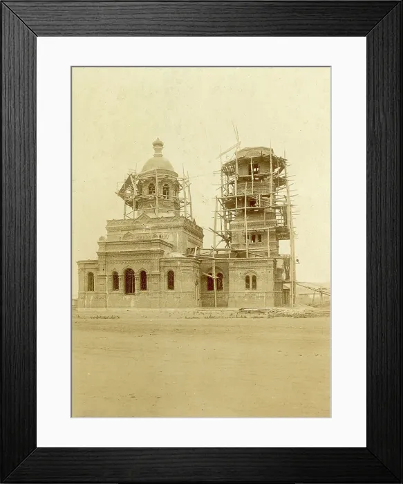 Framed Print : Church of the Karkaralinskaia Village, 1909. Creator: Nikolai Georgievich Katanaev Framed Print : Church of the Karkaralinskaia Village, 1909. Creator: Nikolai Georgievich Katanaev