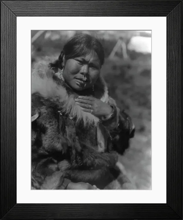 Framed Print : Dahchihtok-Nunivak, c1929. Creator: Edward Sheriff Curtis Framed Print : Dahchihtok-Nunivak, c1929. Creator: Edward Sheriff Curtis