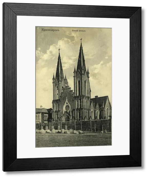 Framed Print : Krasnoyarsk New church, 1904-1917. Creators: N. Shapiro, M. Shapiro Framed Print : Krasnoyarsk New church, 1904-1917. Creators: N. Shapiro, M. Shapiro