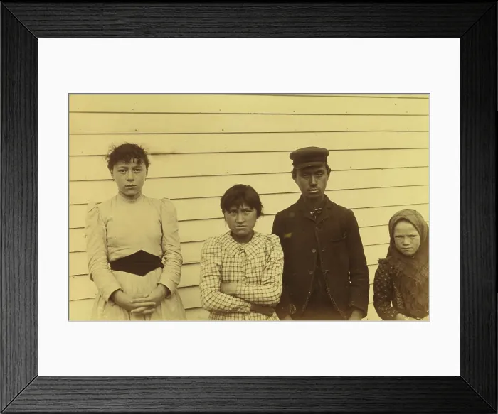 Framed Print : Children - Kadiack [ie, Kodiak] Island []  / , 1894 or 1895. Creator: Alfred Lee Broadbent