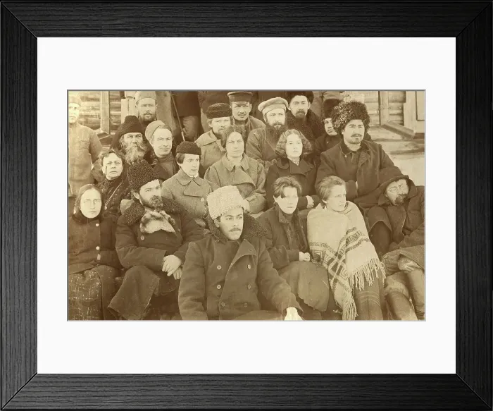 Framed Print : Group of Convicts, 1906-1911. Creator: Isaiah Aronovich Shinkman Framed Print : Group of Convicts, 1906-1911. Creator: Isaiah Aronovich Shinkman