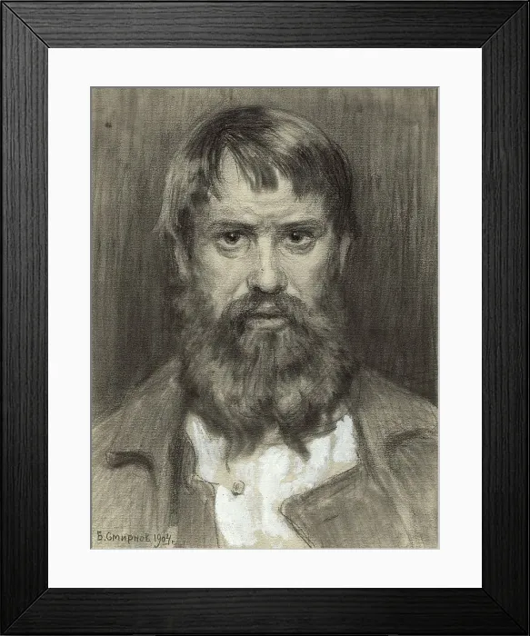 Framed Print : Prisoner in Prison for Exiles. Adherent of the Dukhobor Religious Sect. Irkutsk, 1904. Creator: Boris Vasilievich Smirnov Framed Print : Prisoner in Prison for Exiles. Adherent of the Dukhobor Religious Sect. Irkutsk, 1904. Creator: Boris Vasilievich Smirnov
