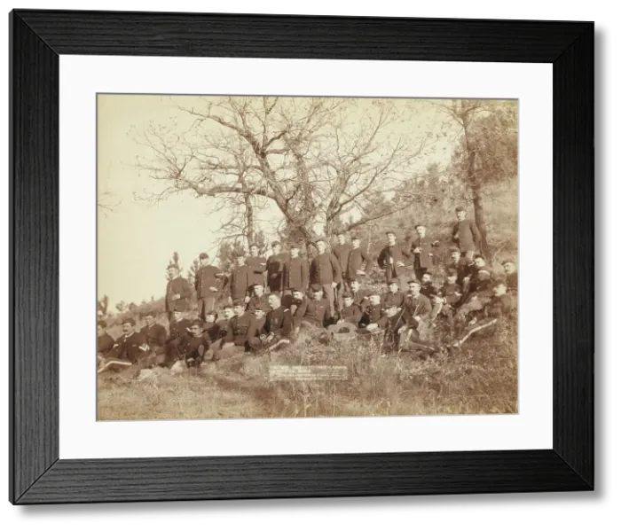 Framed Print : Company C, 3rd US Infantry near Fort Meade, So Dak, 1890. Creator: John C. H. Grabill. Company C, 3rd US Infantry near Fort Meade, So Dak, 1890. Creator: John C. H. Grabill Framed Print : Company C, 3rd US Infantry near Fort Meade, So Dak, 1890. Creator: John C. H. Grabill. Company C, 3rd US Infantry near Fort Meade, So Dak, 1890. Creator: John C. H. Grabill