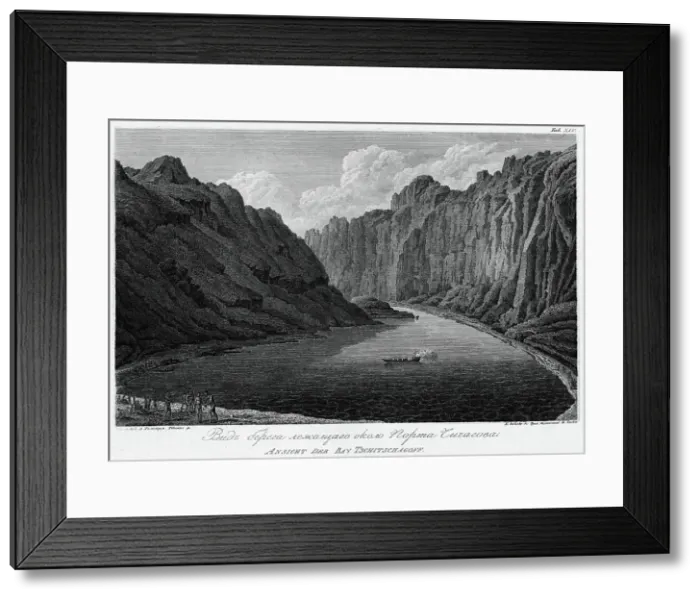 Framed Print : View of the Seashore Near Port Chichagov, 1813. Creator: Koz'ma Vasil'evich Chesky Framed Print : View of the Seashore Near Port Chichagov, 1813. Creator: Koz'ma Vasil'evich Chesky