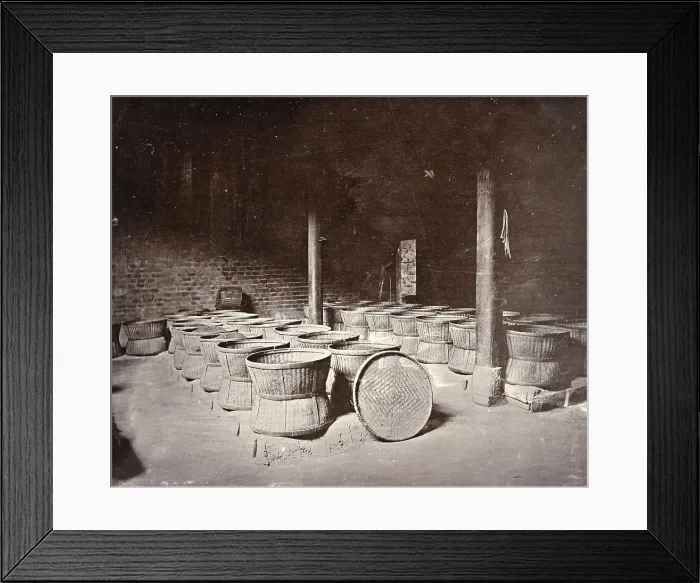 Framed Print : Tea drying boilers, end of 19th century. Creator: Nikolai Apollonovich Charushin Framed Print : Tea drying boilers, end of 19th century. Creator: Nikolai Apollonovich Charushin