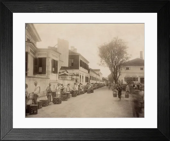 Framed Print : Tea queue, end of 19th century. Creator: Nikolai Apollonovich Charushin Framed Print : Tea queue, end of 19th century. Creator: Nikolai Apollonovich Charushin