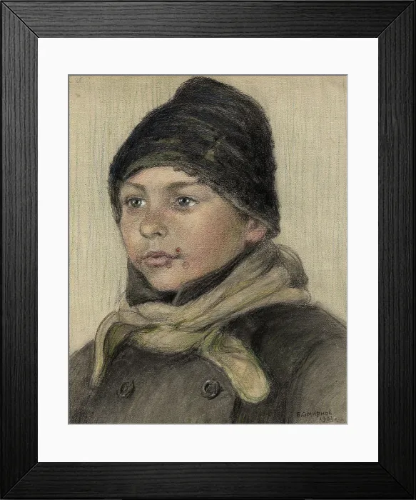 Framed Print : Pupil at the Irkutsk City School, 1904. Creator: Boris Vasilievich Smirnov Framed Print : Pupil at the Irkutsk City School, 1904. Creator: Boris Vasilievich Smirnov