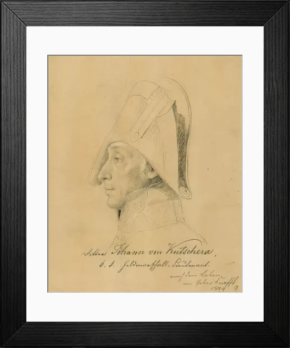 Framed Print : Lieutenant Field Marshal Johann Ritter von Kutschera, 1814. Creator: Johann Peter Krafft Framed Print : Lieutenant Field Marshal Johann Ritter von Kutschera, 1814. Creator: Johann Peter Krafft