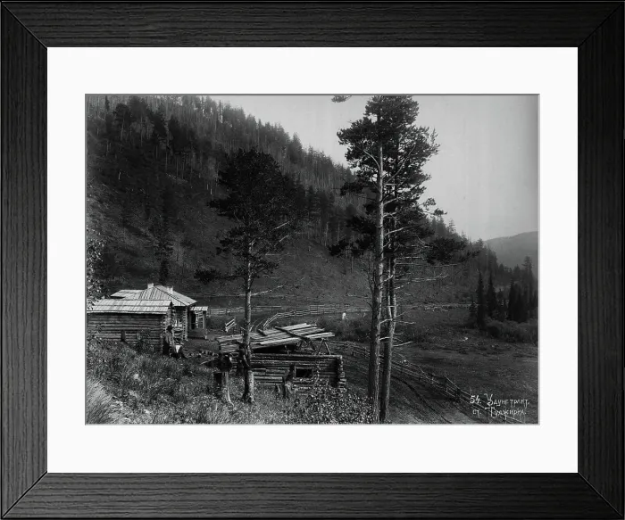 Framed Print : Udunginsky tract, Gujirka station. early 19th century. Creator: Nikolai Apollonovich Charushin Framed Print : Udunginsky tract, Gujirka station. early 19th century. Creator: Nikolai Apollonovich Charushin