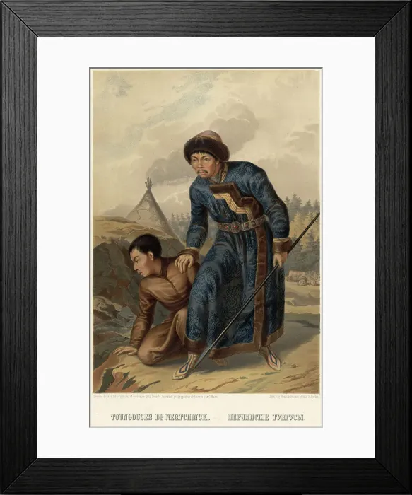 Framed Print : Nerchinsk Tungus, 1862. Creator: Karlis Huns Framed Print : Nerchinsk Tungus, 1862. Creator: Karlis Huns