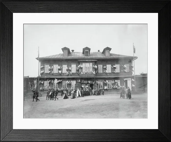 Framed Print : Exit from a Prison Courtyard, 1890. Creator: Ivan Nikolaevich Krasnov Framed Print : Exit from a Prison Courtyard, 1890. Creator: Ivan Nikolaevich Krasnov