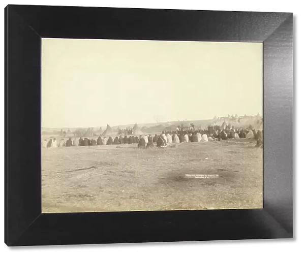 Indian Council in Hostile Camp, 1891. Creator: John C. H. Grabill