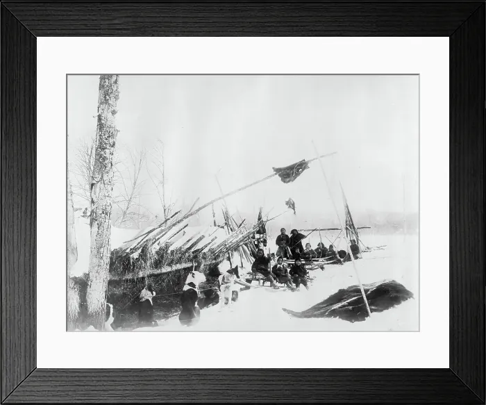 Framed Print : Nivkh of Sakhalin, 1890. Creator: Ivan Nikolaevich Krasnov Framed Print : Nivkh of Sakhalin, 1890. Creator: Ivan Nikolaevich Krasnov