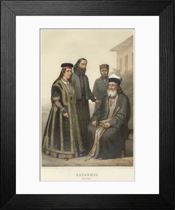 Framed Print : Karaites, 1862. Creator: Karlis Huns Framed Print : Karaites, 1862. Creator: Karlis Huns