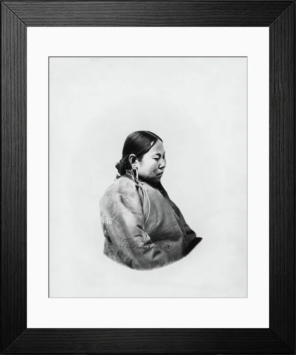 Framed Print : Gilyachka girl, 16 years old. 1865-1871. Creator: VV Lanin Framed Print : Gilyachka girl, 16 years old. 1865-1871. Creator: VV Lanin