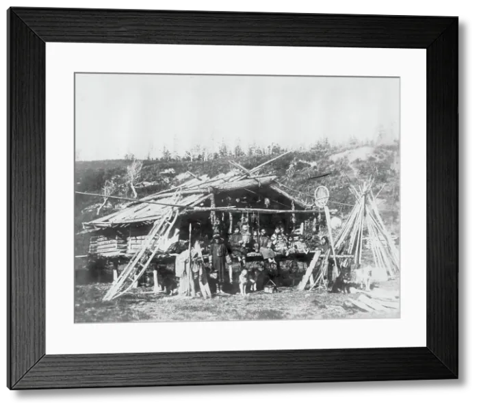 Framed Print : Nivkh of Sakhalin, 1890. Creator: Ivan Nikolaevich Krasnov Framed Print : Nivkh of Sakhalin, 1890. Creator: Ivan Nikolaevich Krasnov