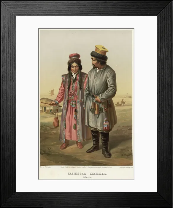 Framed Print : Kalmychka. Kalmyk, 1862. Creator: Karlis Huns Framed Print : Kalmychka. Kalmyk, 1862. Creator: Karlis Huns