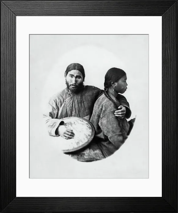 Framed Print : Gilyaks from Langer ulus, 1865-1871. Creator: VV Lanin Framed Print : Gilyaks from Langer ulus, 1865-1871. Creator: VV Lanin