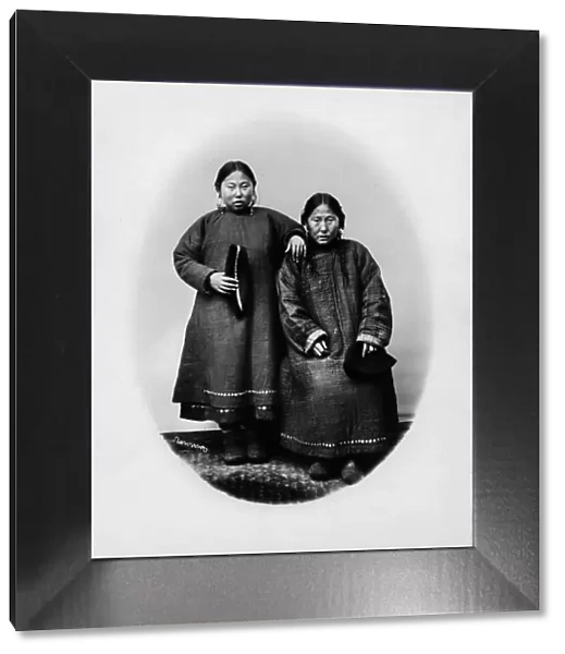 Daughter and mother, Gilyak, 1865-1871. Creator: VV Lanin