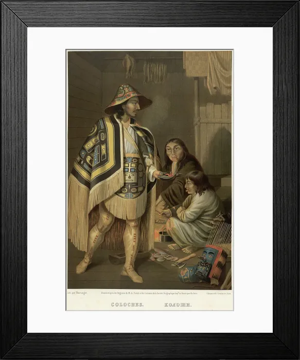 Framed Print : Koloshi, 1862. Creator: Karlis Huns Framed Print : Koloshi, 1862. Creator: Karlis Huns