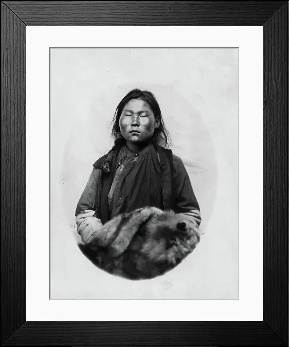 Framed Print : Gilyak fur trader, 1865-1871. Creator: VV Lanin Framed Print : Gilyak fur trader, 1865-1871. Creator: VV Lanin