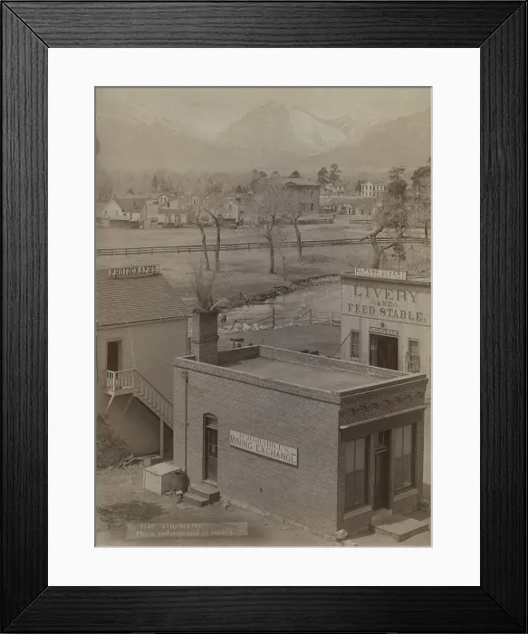Framed Print : Colorado, 1888. Creator: John C. H. Grabill Framed Print : Colorado, 1888. Creator: John C. H. Grabill