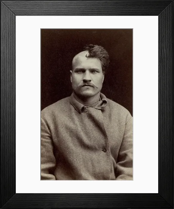 Framed Print : Glyanzo Osip - exiled convict, 1899. Creator: AK Keppel Framed Print : Glyanzo Osip - exiled convict, 1899. Creator: AK Keppel