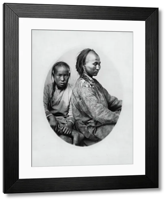 Framed Print : Goldi people from Usuri, 1865-1871. Creator: VV Lanin Framed Print : Goldi people from Usuri, 1865-1871. Creator: VV Lanin