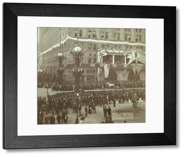 Framed Print : The Columbian Parade Oct 20th, 1892 Forming of parade on lake front 100, 000 people... 1892. Creator: John C. H. Grabill Framed Print : The Columbian Parade Oct 20th, 1892 Forming of parade on lake front 100, 000 people... 1892. Creator: John C. H. Grabill