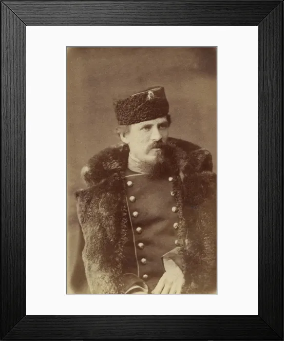 Framed Print : Portrait of a Russian army officer, end of 19th century. Creator: PA Milevskii Framed Print : Portrait of a Russian army officer, end of 19th century. Creator: PA Milevskii