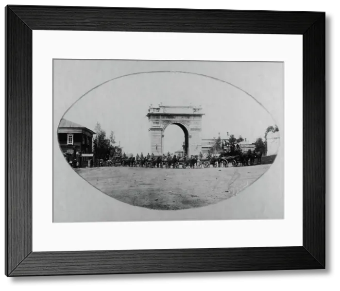 Framed Print : Irkutsk police fire brigade. Convoy of the third part, 1894. Creator: R Prorokov Framed Print : Irkutsk police fire brigade. Convoy of the third part, 1894. Creator: R Prorokov