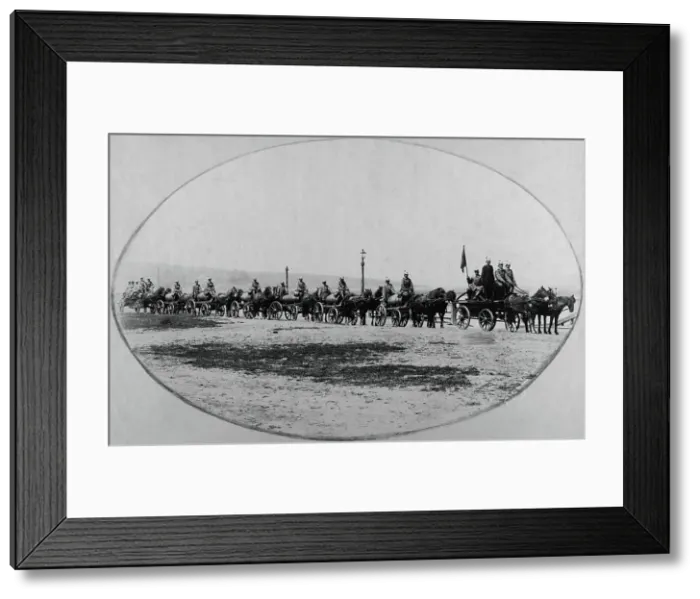 Framed Print : Irkutsk police fire brigade. Review of the first part, 1894. Creator: R Prorokov Framed Print : Irkutsk police fire brigade. Review of the first part, 1894. Creator: R Prorokov