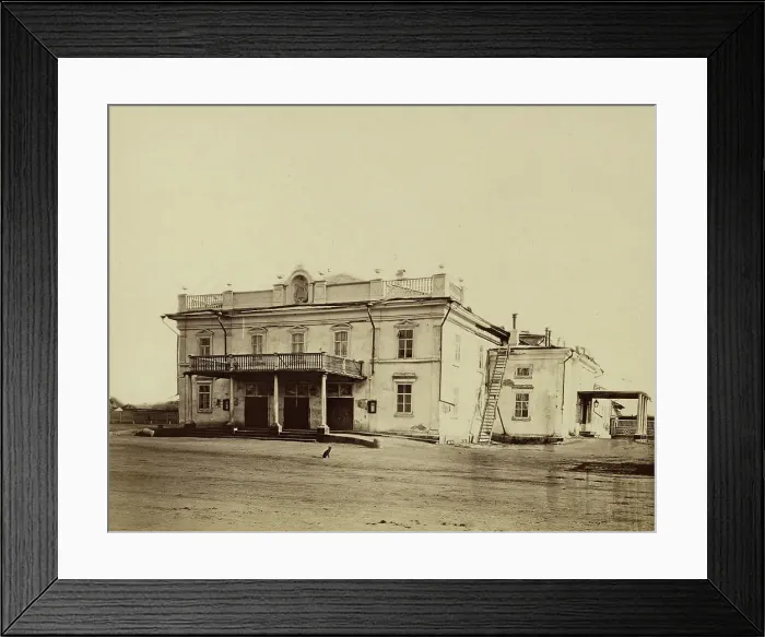 Framed Print : Irkutsk Theatre, 1880-1889. Creator: Peter Adamovich Milevskiy Framed Print : Irkutsk Theatre, 1880-1889. Creator: Peter Adamovich Milevskiy