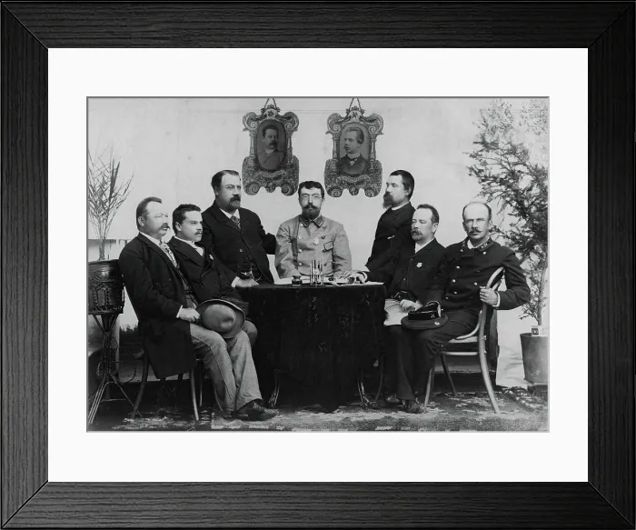 Framed Print : Irkutsk Voluntary Fire Society. Society Council, 1894. Creator: R Prorokov Framed Print : Irkutsk Voluntary Fire Society. Society Council, 1894. Creator: R Prorokov